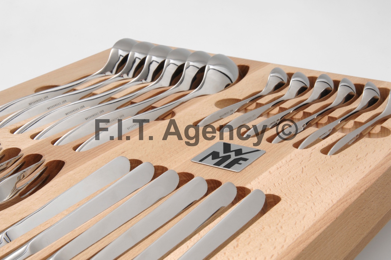 CNC machined cutlery tray for high end kitchens CNC gefertigter Besteckeinsatz für hochwertige Küchen